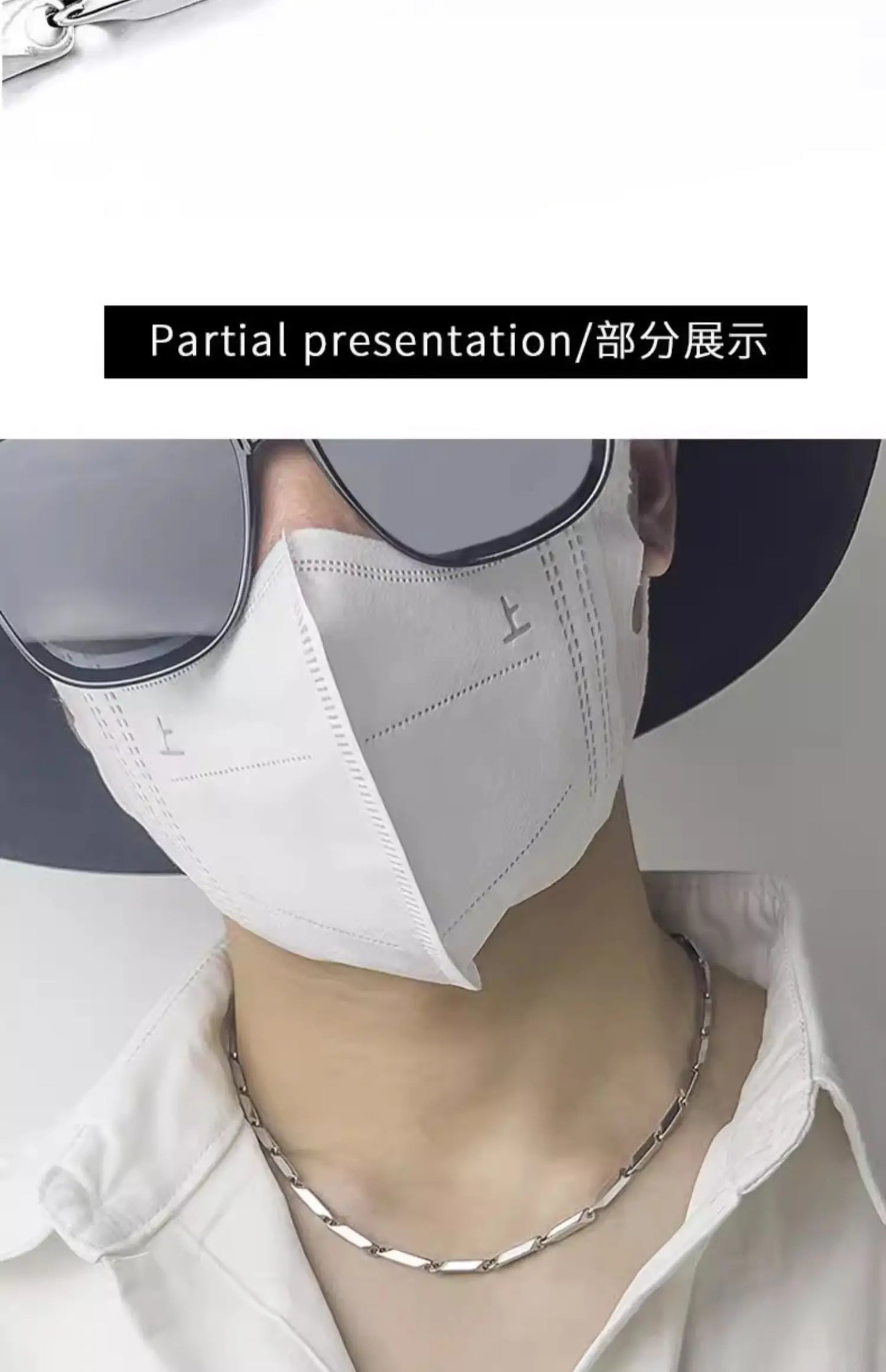 Athleisure Style Necklace Lightweight Nylon Cord Collarbone Chain Adjustable Length Easy-Match for Sportswear Casual Daily Wear