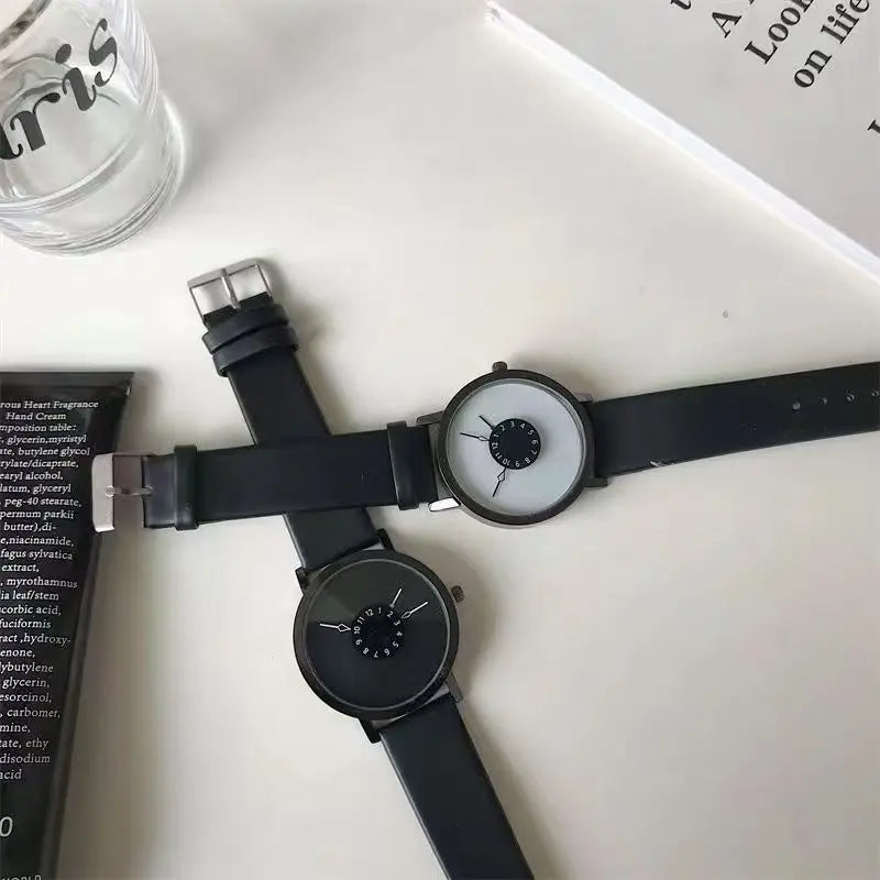 Affordable Fashionable And Personalized Wristwatches With Creative Arabic Numeral Dials For Students, Men And Women