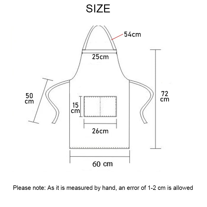 Korean Fashion Women Men Apron Kitchen Cooking Chef Cleaning Restaurant Waitress Apron Custom Print Logo Gift Aprons Wholesale
