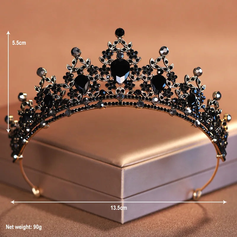 24 colors Bridal Headwear Full Of Sweet Atmosphere Baroque Gold-colour Ladies' Tiaras For Wedding Bride