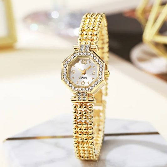 New Women's Watch with Exquisite, Small and Simple Steel Strip for Students