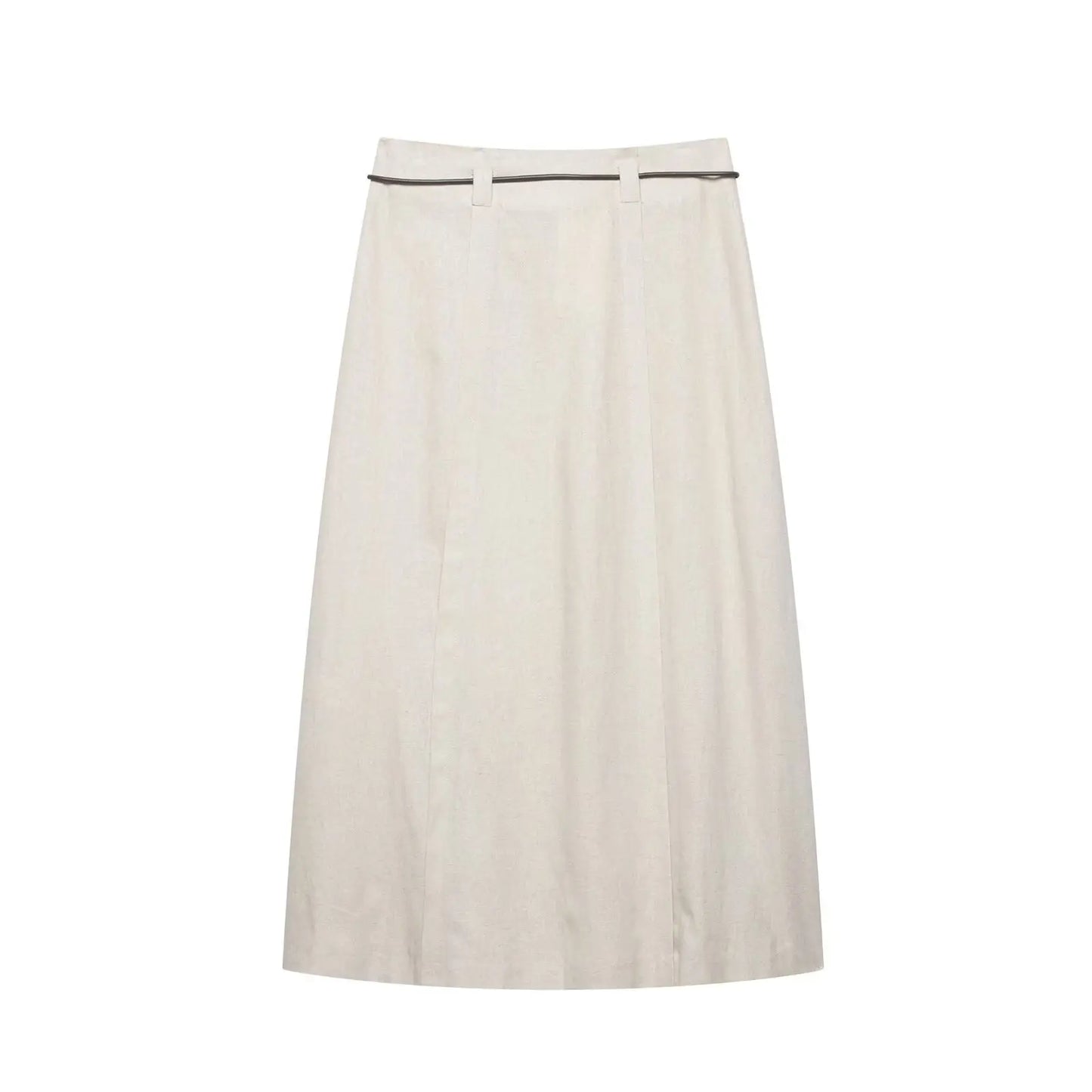HH Women Skirts Set Hanging Neck Collar Backless Single-breasted Short Tops+A-Line High Waist Lace-up Skirt Women Suits