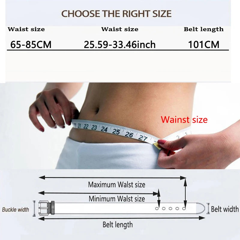 Women's Black White Fashion Belt Casual Minimalist Belt Girl Waistband Stylish Women's Belts Waist Female Belts BGS02