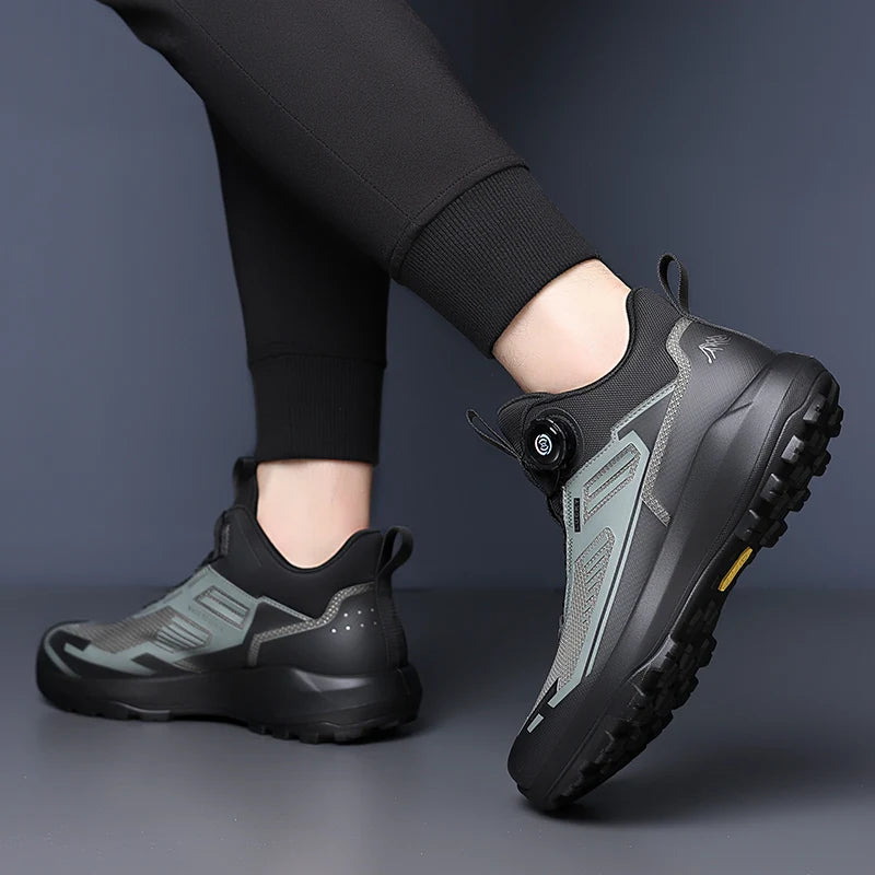 Leisure Walking Outdoor Sports Shoes, Anti Slip, Lightweight, Fashionable, Versatile Shoes, Round Toe Outdoor Shoes, Solid Color