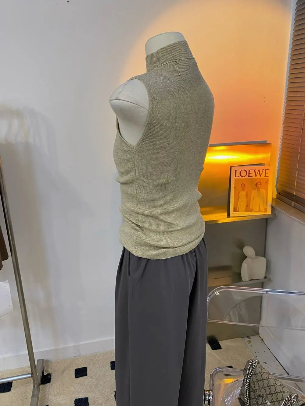 Sweater Vests Women Simple Half High Collar Fashion Autumn Basic Slim Sleeveless Sweaters All-match Ulzzang Leisure Knitting Ins