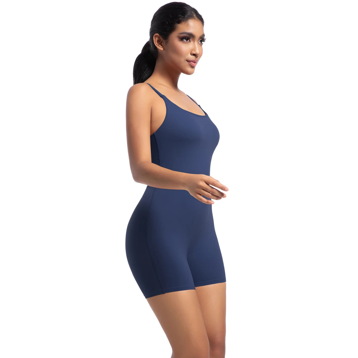 Women Bodysuits Women Strappy Romper Seamless Jumpsuit Romper Backless Set Fitness Bodysuit  Hip Lift One-piece Sports Bodysuit