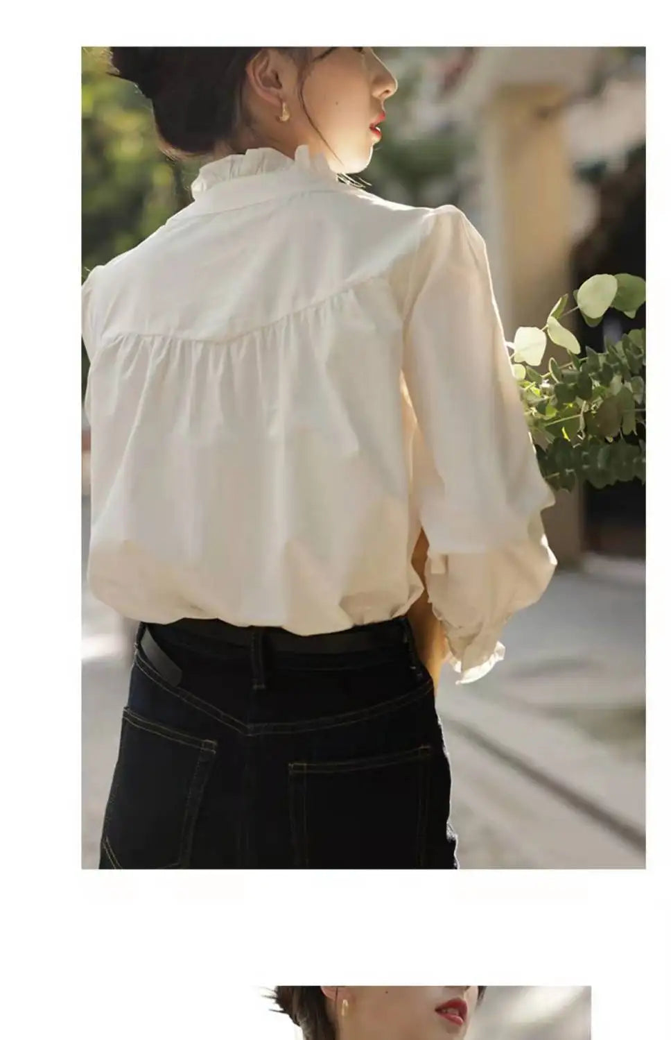 Shirts Women Temperament Design Tender Retro Sweet Korean Style Femme Ins Fashion Pure Spring All-match Daily Leisure Minimalist