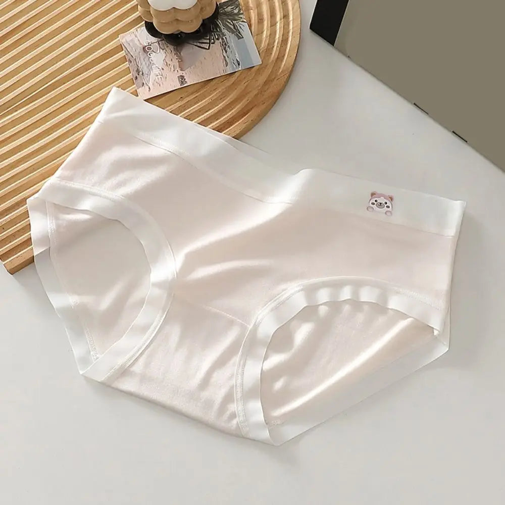 5PCS Fashion Cute Panties for Women Underwear Cotton Crotch Seamless Briefs Female Lingerie Bear Underpants Gifts