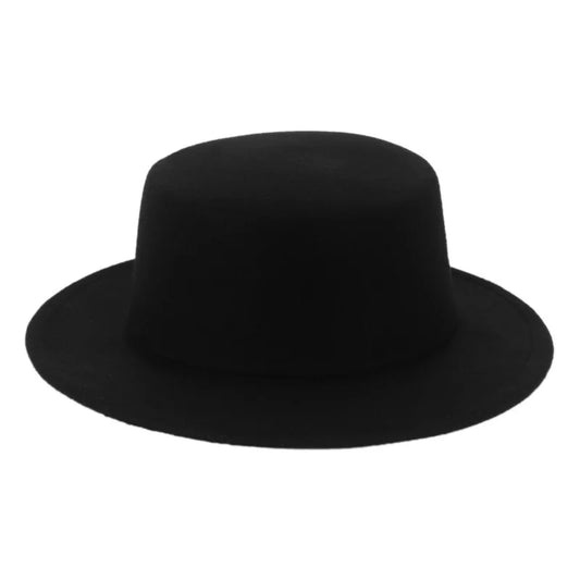 Hats for Women Men Luxury Fedora Hat Panama Wide Brim Autumn Winter Sunhat Wedding Flat Top Cap Elegant Ladies Bowler Hats