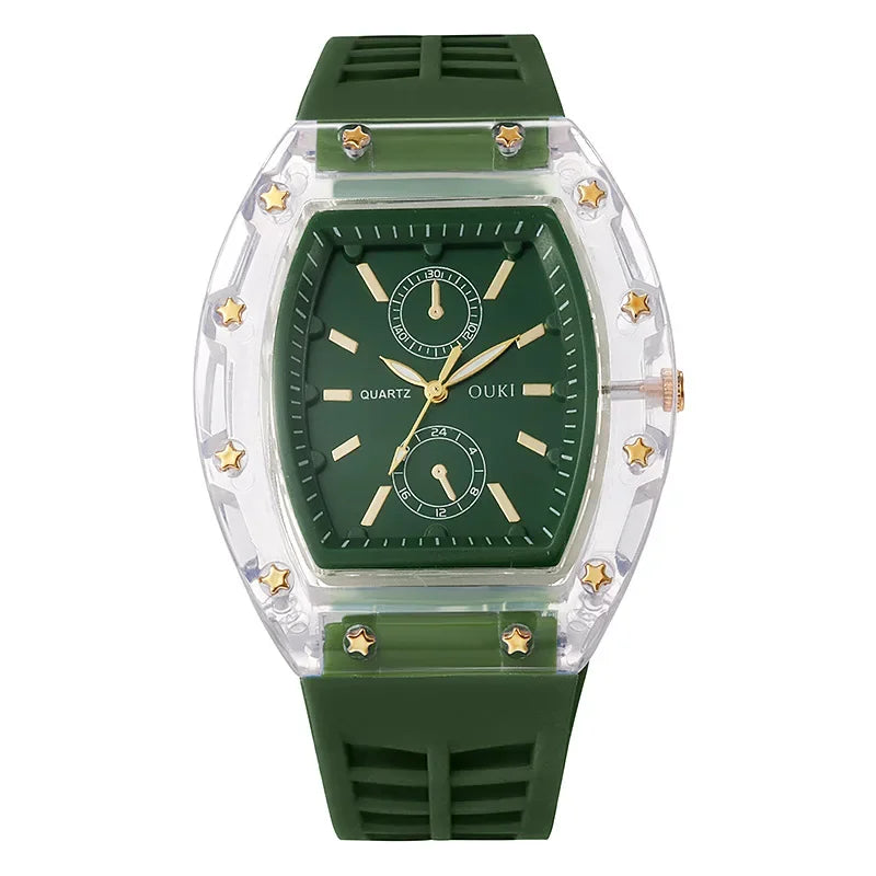 watches for womenCasual Silicone Strap Women Quartz Watch Fashion Analog Quartz Wristwatch for Girls Gift Reloj Mujer