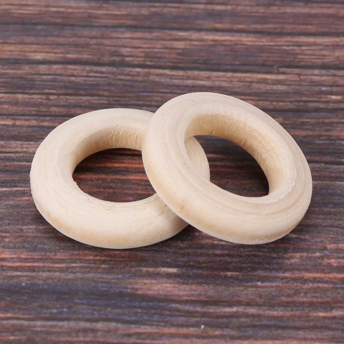 150 Pcs 25 Mm/1 Inch Wooden Craft Ring Unfinished Wooden Rings Circle Wood Pendant Connectors For DIY Projects HOT!