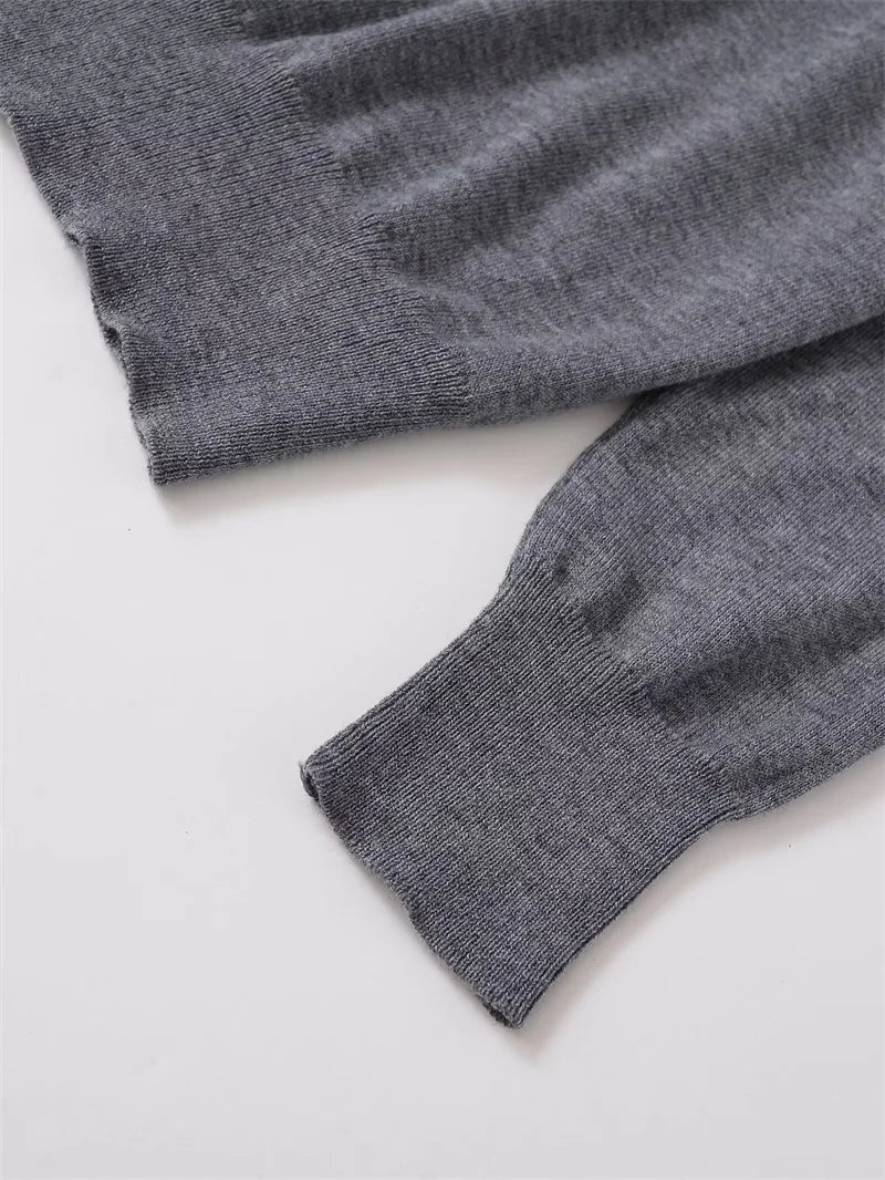 Women's knitted sweater  new long sleeve super soft wool knit sweater  autumn winter casual top