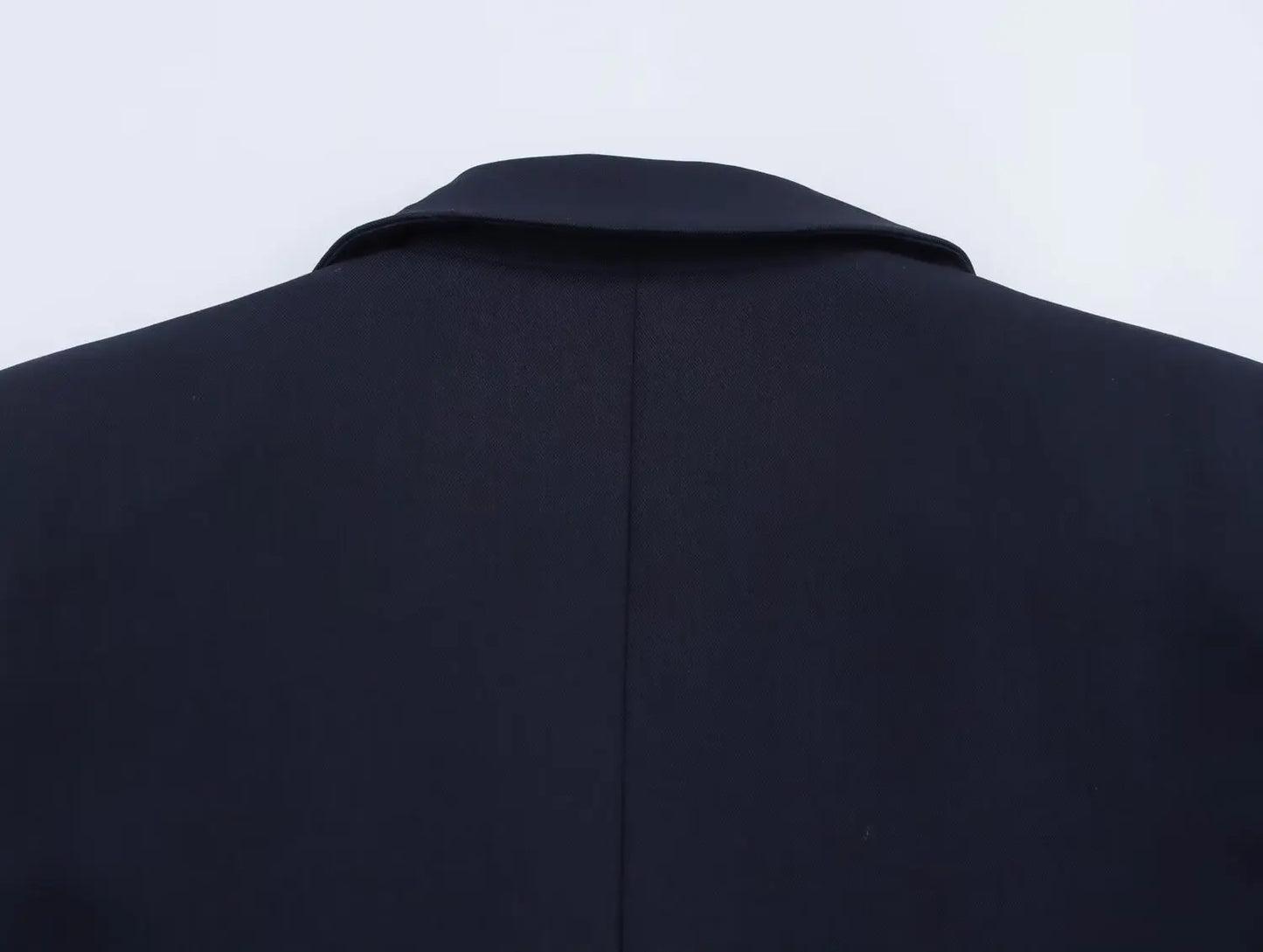 Women's Basic Suit Jacket Trousers Suit Lapel Double-breasted Top High Waist Pants Spring and Summer New Casual Chic Suit