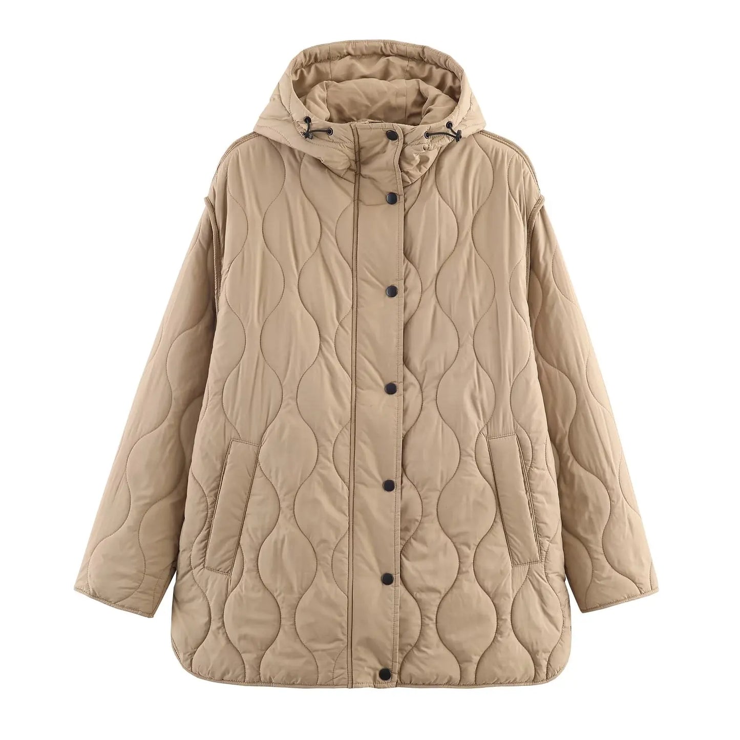 2025 Winter Jacket For Women Hooded Waterproof Parka Coat Female Long Sleeve Jackets Woman Fashion Street New Outerwears
