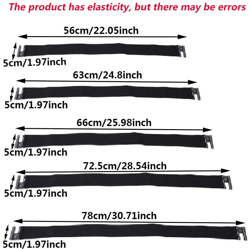 Women Elastic Band Wide Belts Simple Down Coat Waist Belt Female Buckle Black Strap Dress Decoration Accessories