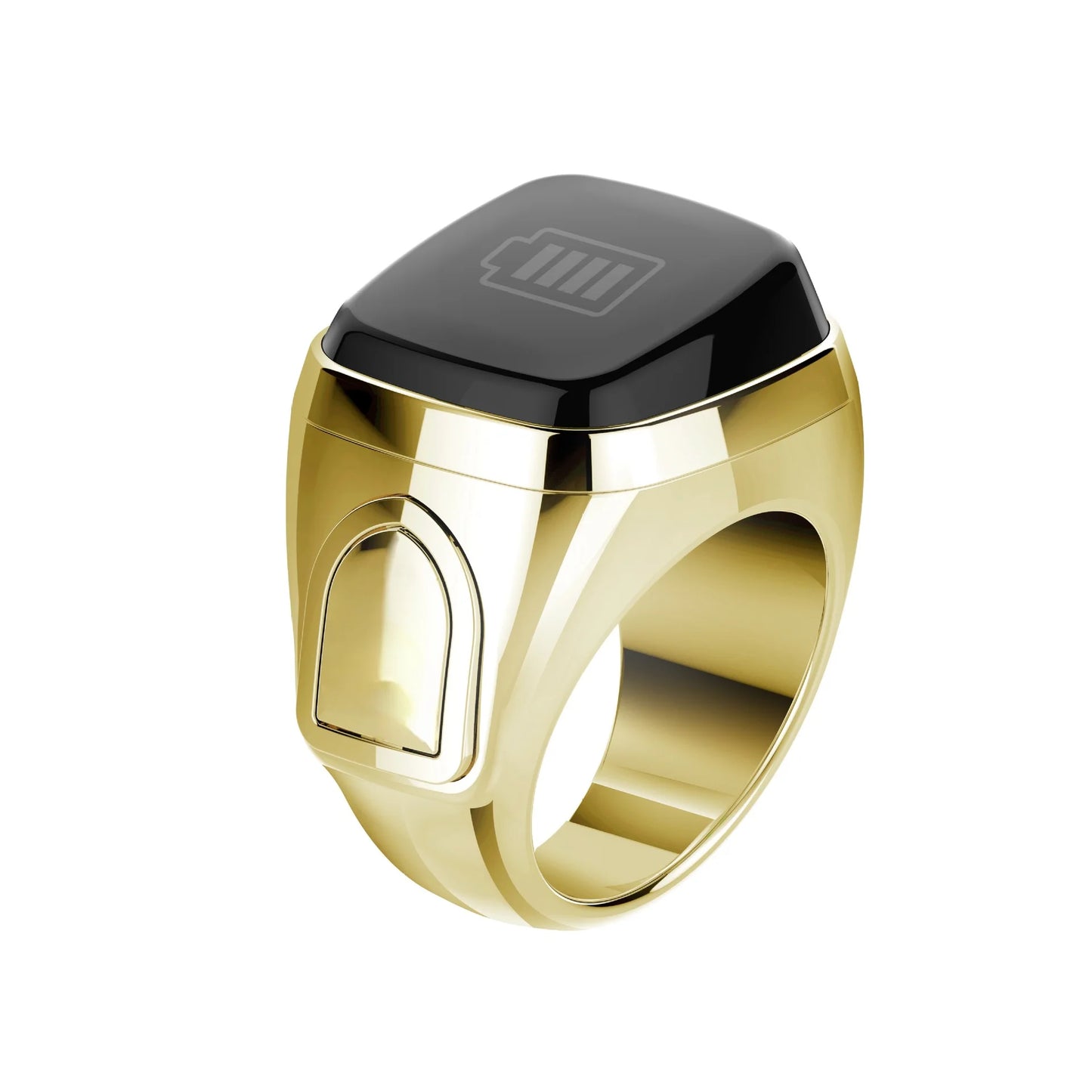 Metal Ring with Charging Compartment, Digital Display Counting, Smart Ring, Bluetooth Electronic Finger Counter