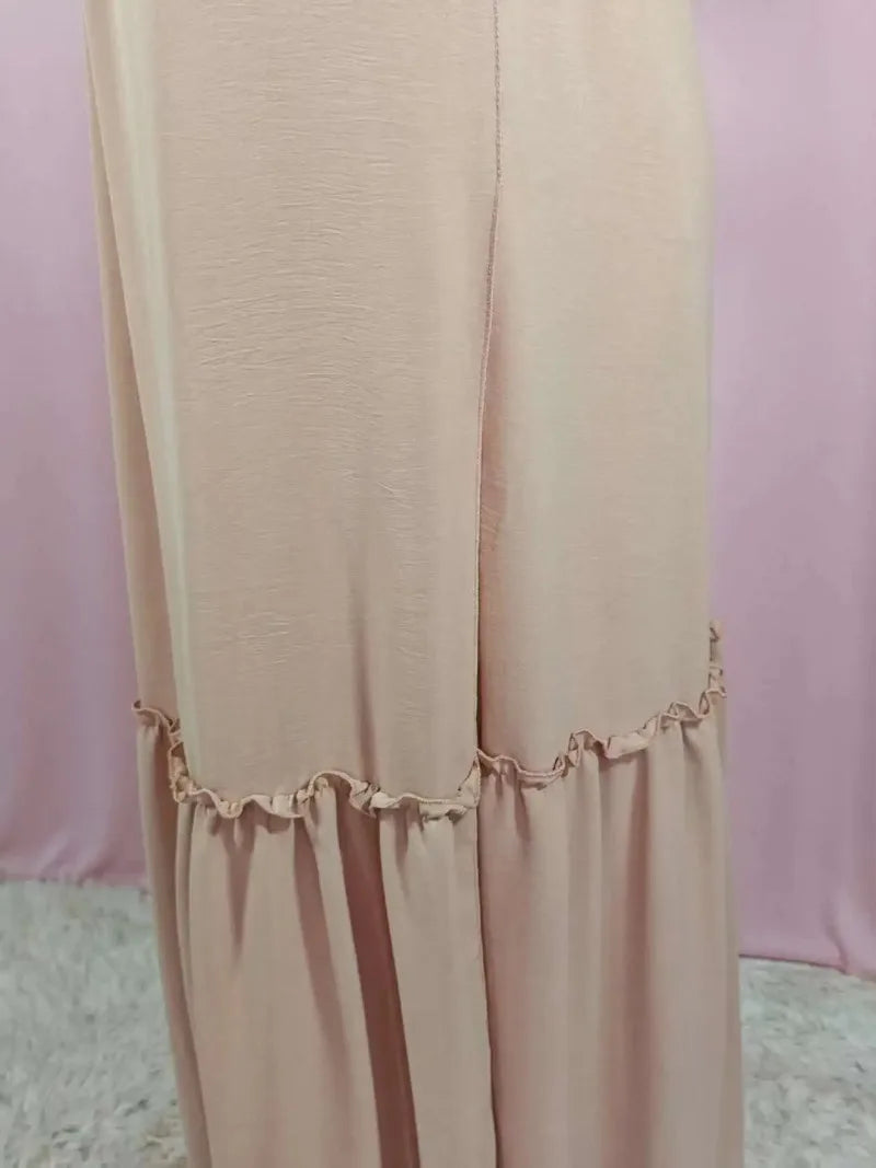 Maternity Photoshoot Dress - Sexy Off-Shoulder Gown Playful Puff Sleeves & Leg-Baring Slit Clothes for Pregnant Women Photograph