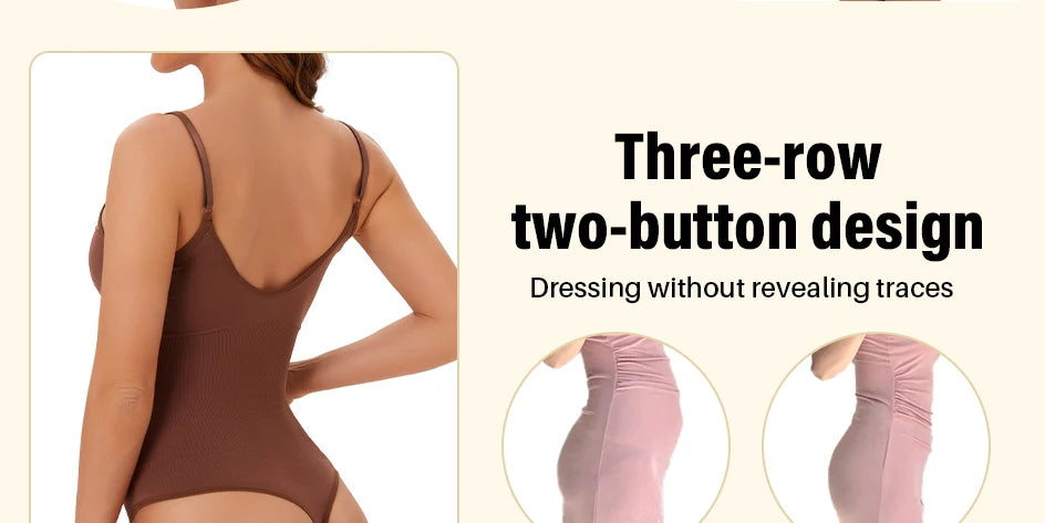 High Elastic Bodysuit for Women Tummy Control Shapewear Sexy Seamless Sculpting Thong Body Shaper Slimmer Slimming Black Tank