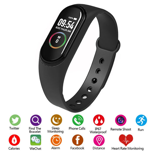 NEW Smart Watch Wristband Waterproof Watch Blood Pressure Heart Rate Monitor Fitness Tracker Sport Smart Bracelet Electric Clock
