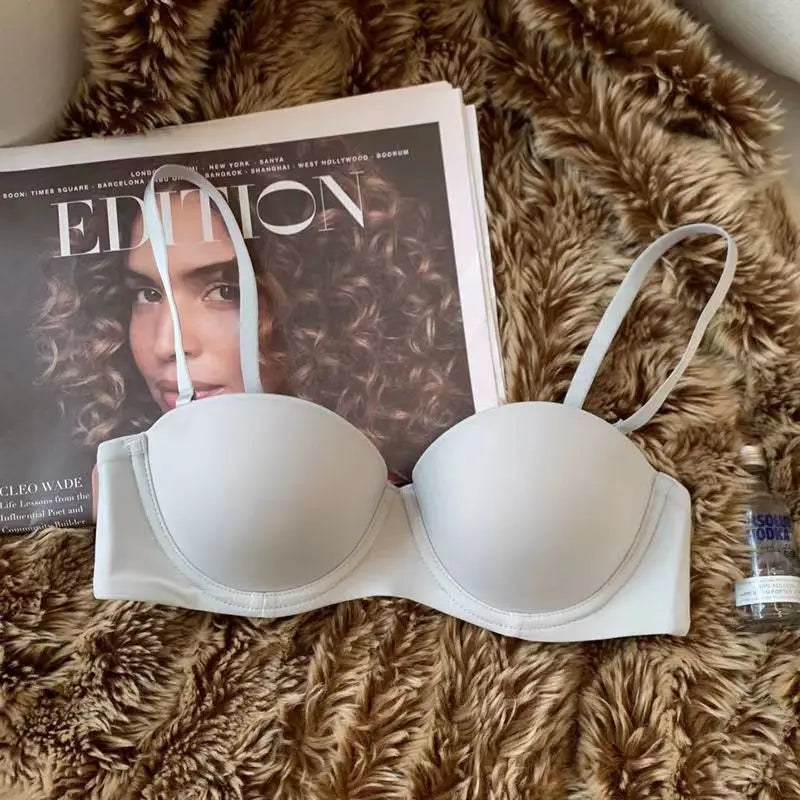 Seamless Bras For Women Underwear Push Up Bra 1/2 Cup Bralette Comfort Soft Invisible Brassiere Non-wire Simple Sexy Lingerie
