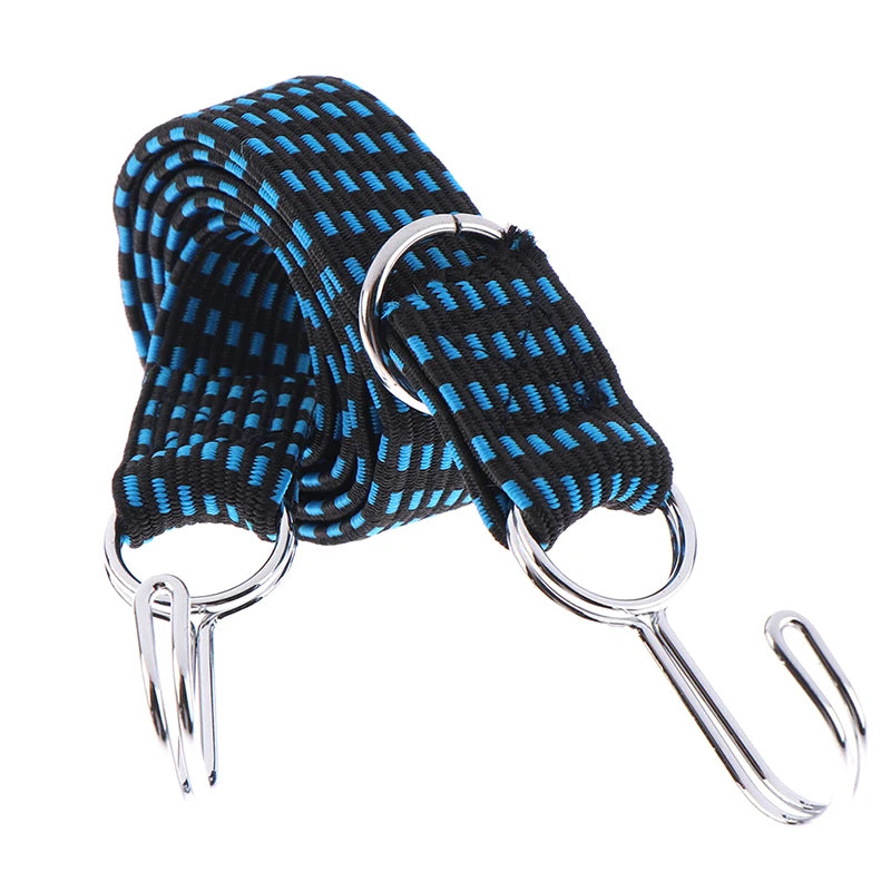 Motorcycle Elastic Belt Rubber Strap Elasticated Luggage Roof Rack Tension belt Portable Fixed Band Hook Bike Bicycle Accessory