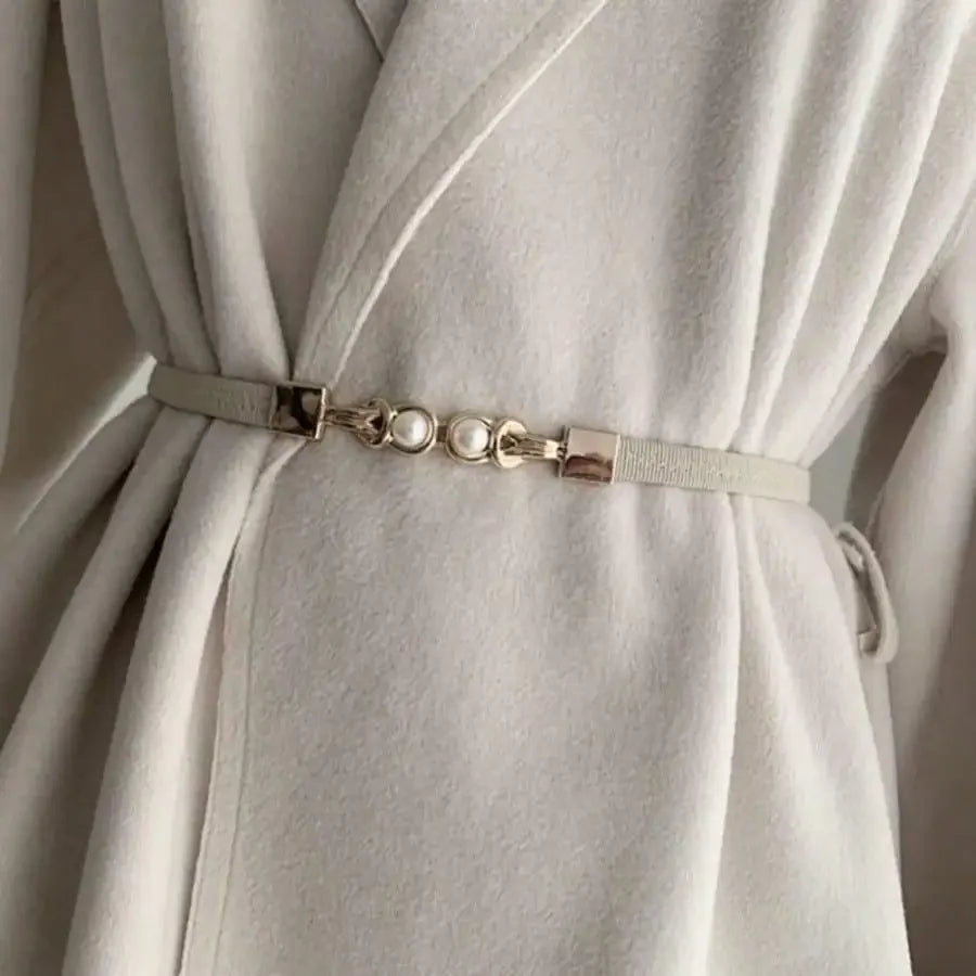 Women Belt Loose Dress Belt: Women Stretch Belt Ladies Slim Waist Belt Slim Waist Belts Elastic Web Strap Belt With