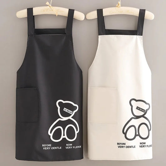Cooking Aprons Kitchen Apron For Woman Men Chef Waiter Cafe Shop BBQ Hairdresser Aprons Bibs Kitchen Accessories