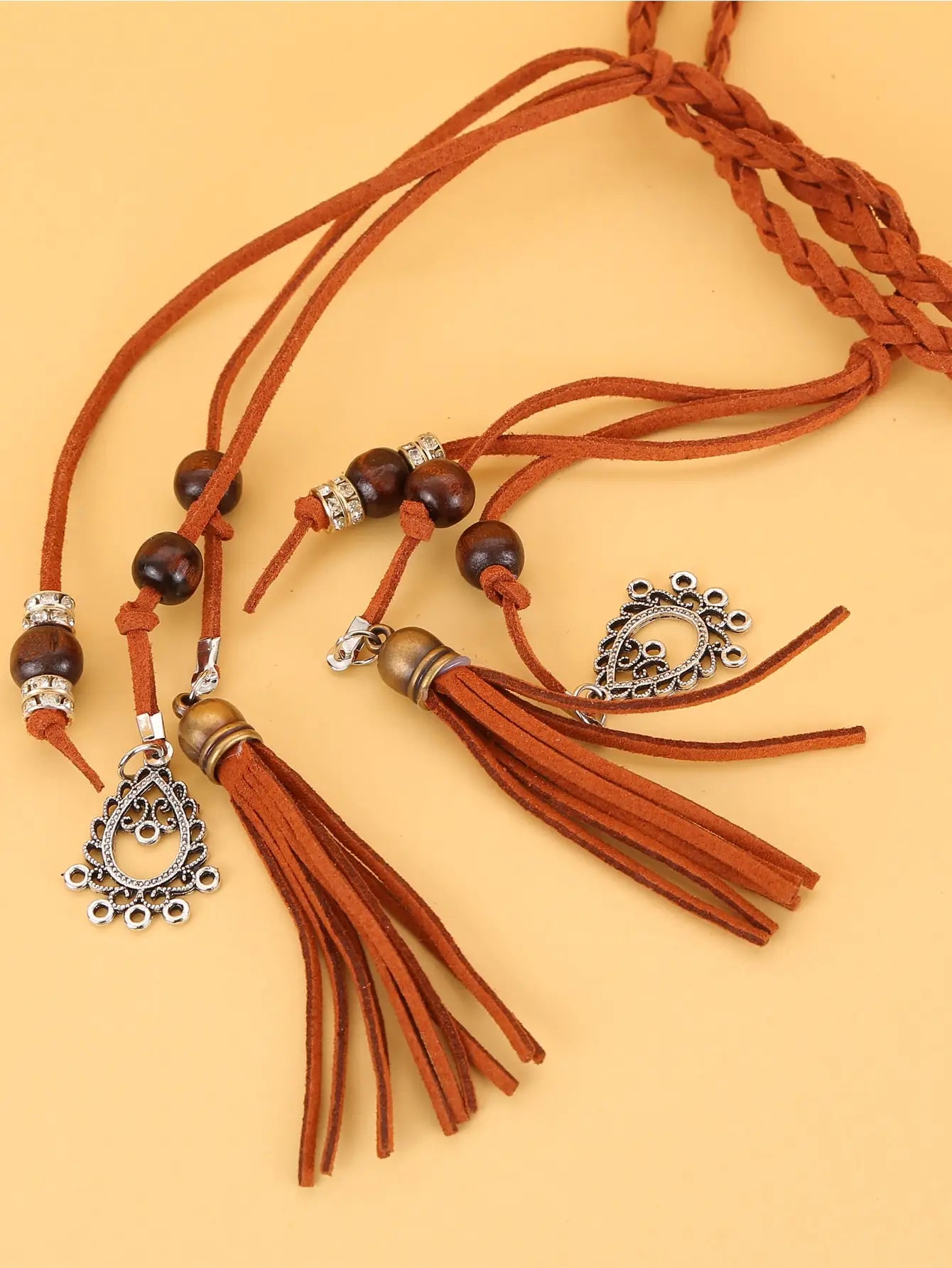 Tassel Decor Braided Rope Belt cinturones para mujer lujo diseñador cinturón fashion belts acessórios de vestuário female belts