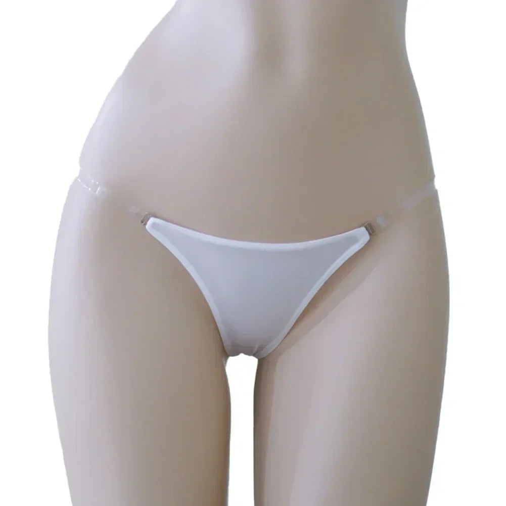 Sexy Women See-Through Panties Low-Rise G-string Thongs Seamless Lingerie Transparent Sensual Female Underwear Underpants