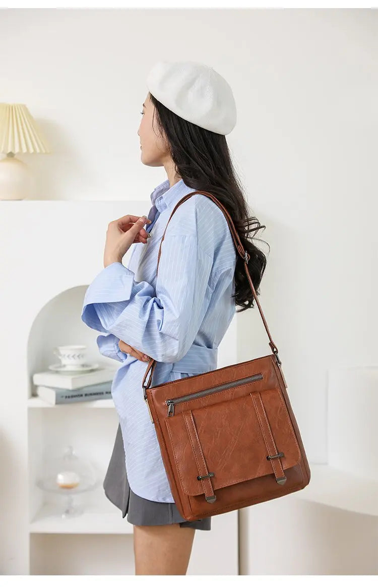 Women's Hand Bag With Trendy Design And High-End Leather Showing Elegant Look For Daily Outings