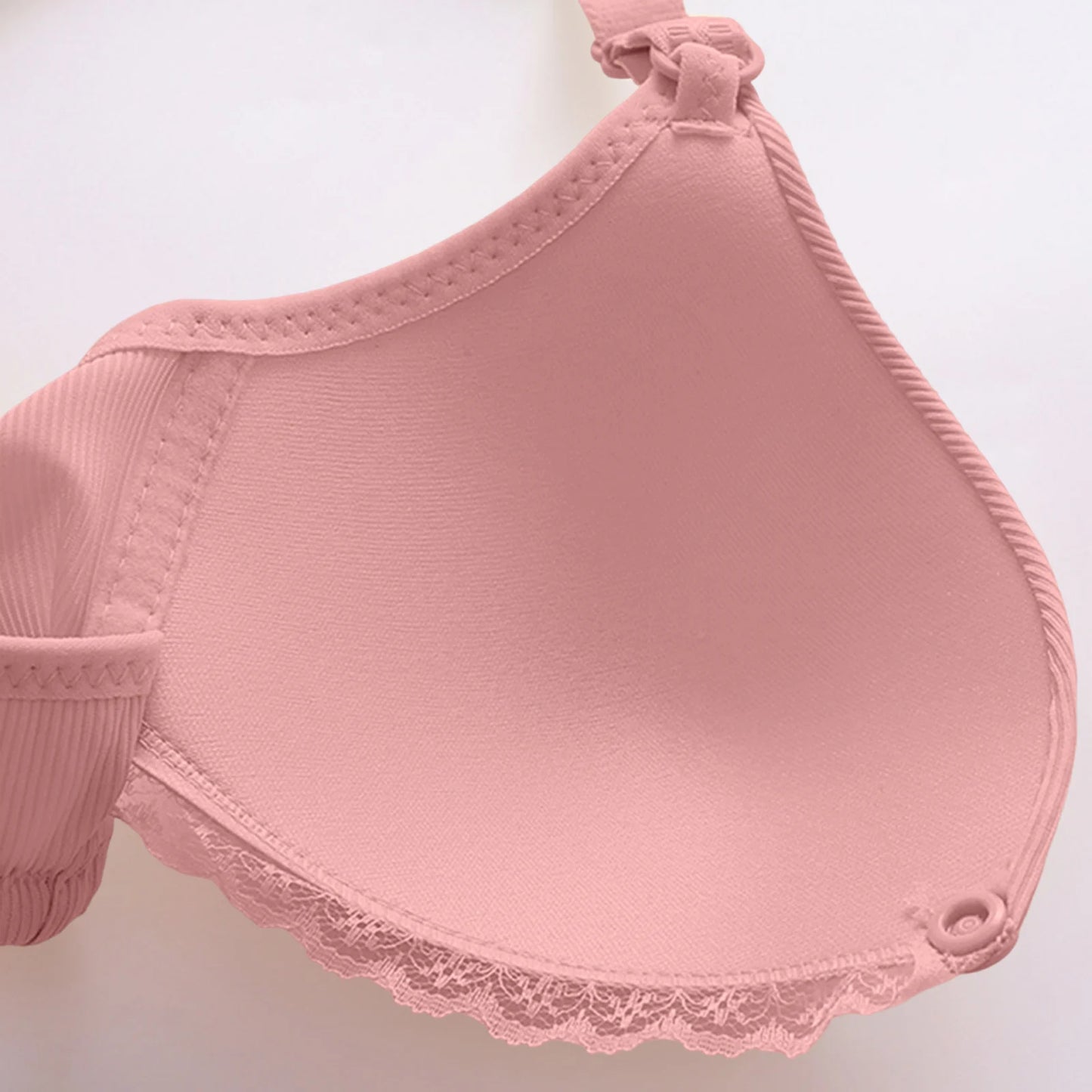 Maternity Nursing Bra for Women Soft Wireless Comfortable Support Front Opening Breathable Seamless Feeding Bra Postpartum Wear