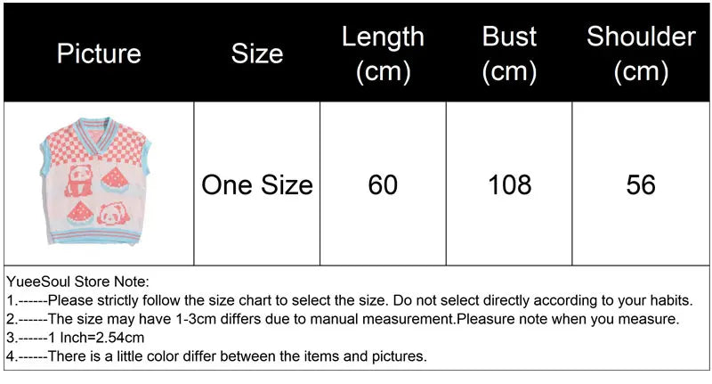 Sweet Kawaii Sweater Vest Printed Sleeveless Casual Outerwear Knitted Waistcoat 2023 Vintage Y2K Spring  E Girl Pullovers Tops