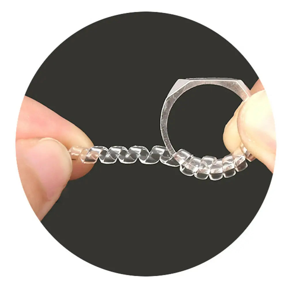 Ring Adjustable Spring Rope Resin Elastic Fastener Suitable All Rings Adjustable Tool Cuttable Invisible Seamless Spring Ropes