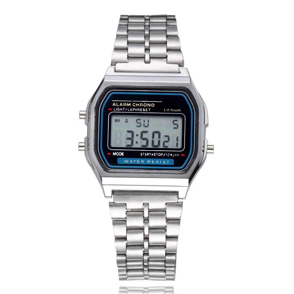2025Digital Watches For Men Sports Waterproof Bracelet Clock Gold Electronice LED Wristwatch Women