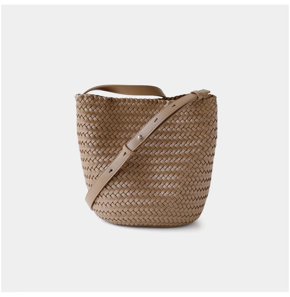 Motingsome Handwoven Bag Women's Bucket Luxury Designer Bags Niche Casual Bucket Bag Handmade French Retro Shulder Purse 2025