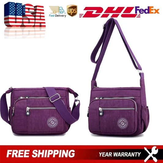 New Women Handbags Casual Crossbody Shoulder Bag Women's Nylon Waterproof Messenger Bags For Ladies Diagonal Bag Travel Purses