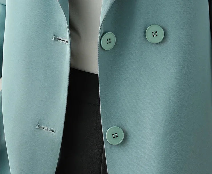 Blazer Woman Spring Autumn Thin Jacket Solid Outdoor Korean Style Coats for Women Tailoring High Quality Trend 2025 Outerwears