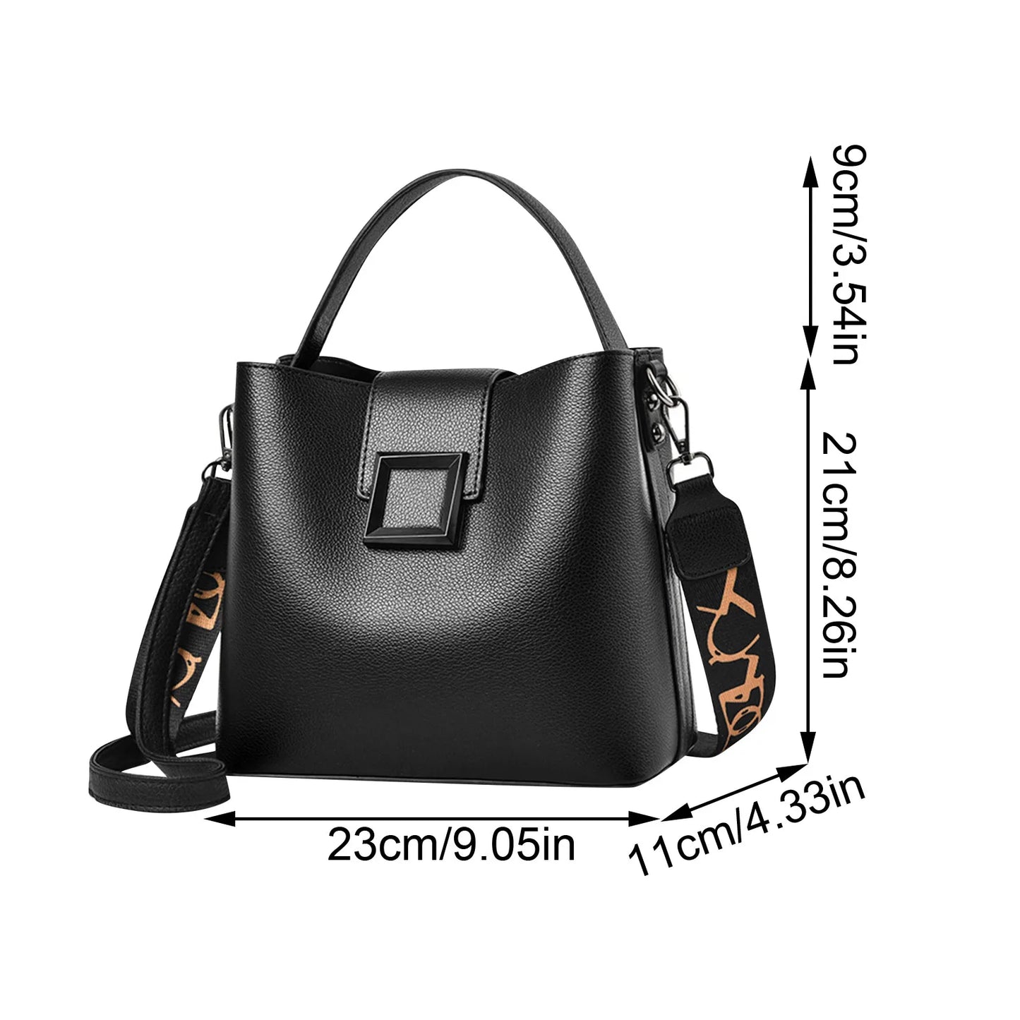 Handheld Women'S Bag With Large Capacity, Retro European And American Single Shoulder Crossbody Bag,  And Atmospheric Shaped Bag