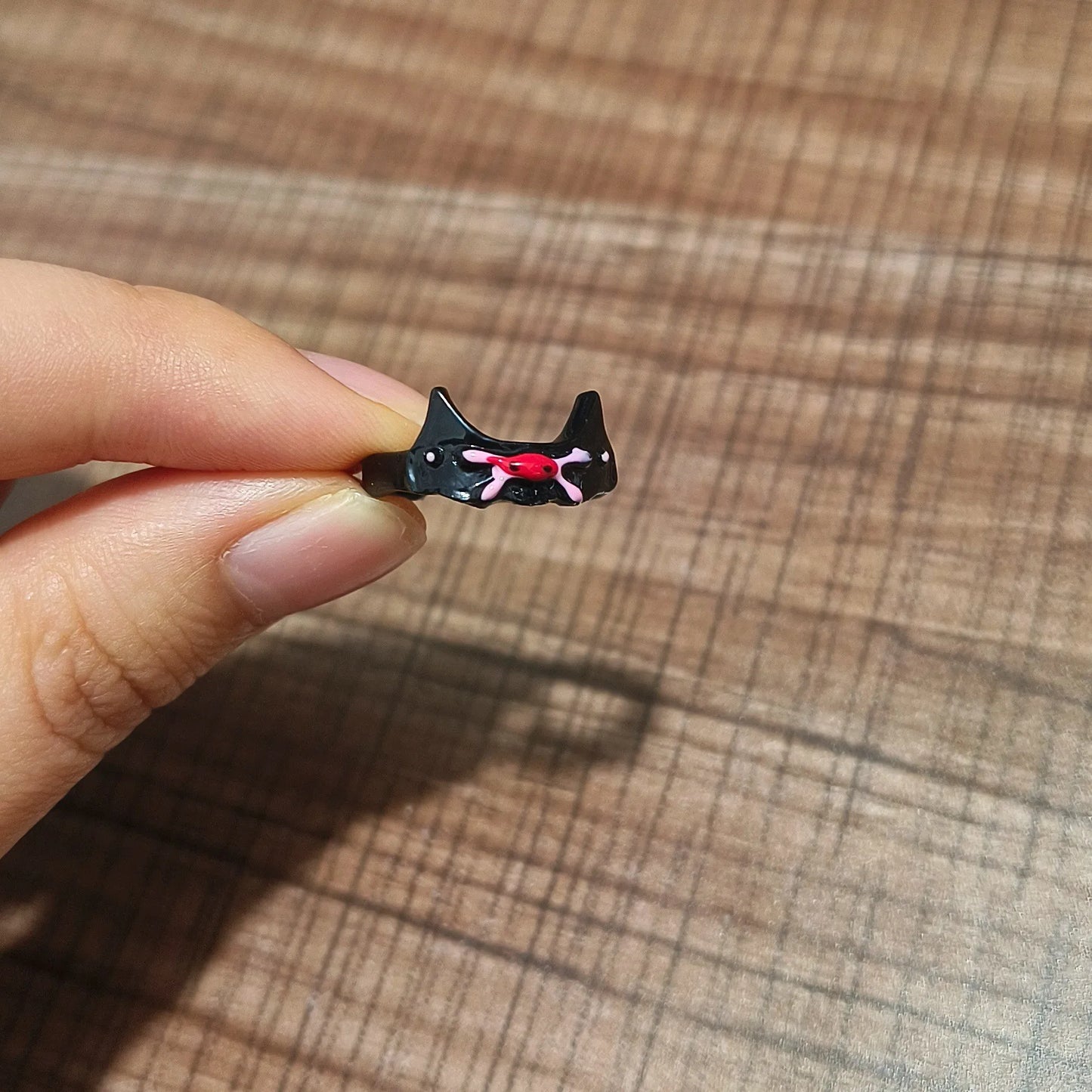 Cute and funny cartoon open rings, girl's fun personality, versatile, niche, unique design, index finger ring