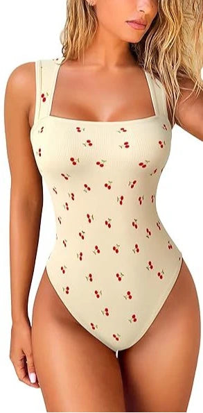 Women Sexy Thread Short Bodysuit Seamless Sleeveless Knited Bodysuit Fitness Yoga Trainning High Elastic Sports Unitard Jumpsuit