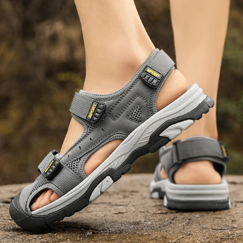 Baotou beach shoes, sandals, trendy shoes, sports outdoor slippers, versatile, non-slip and wear-resistant
