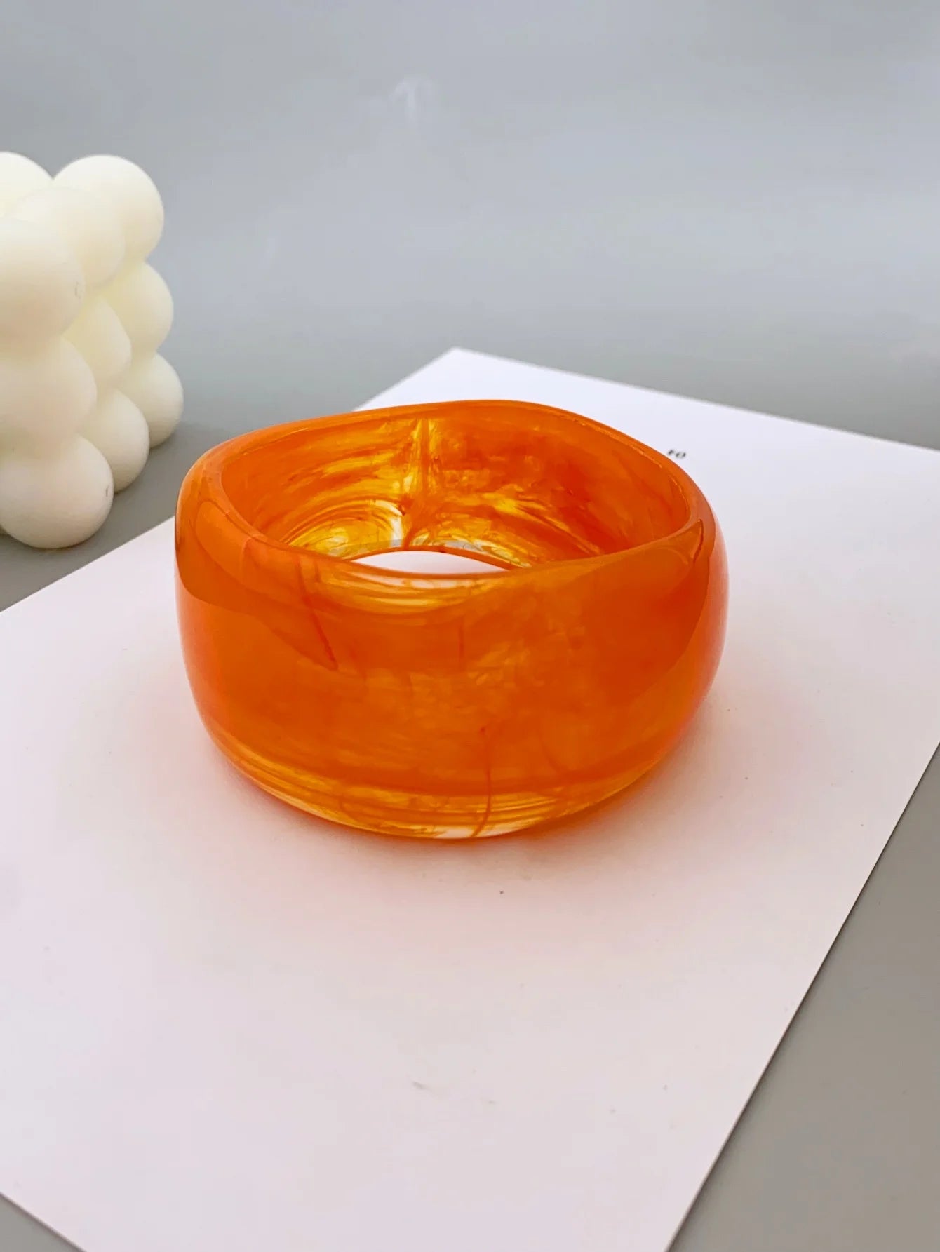 Fashionable irregular bangles with marble pattern for women bracelets for women