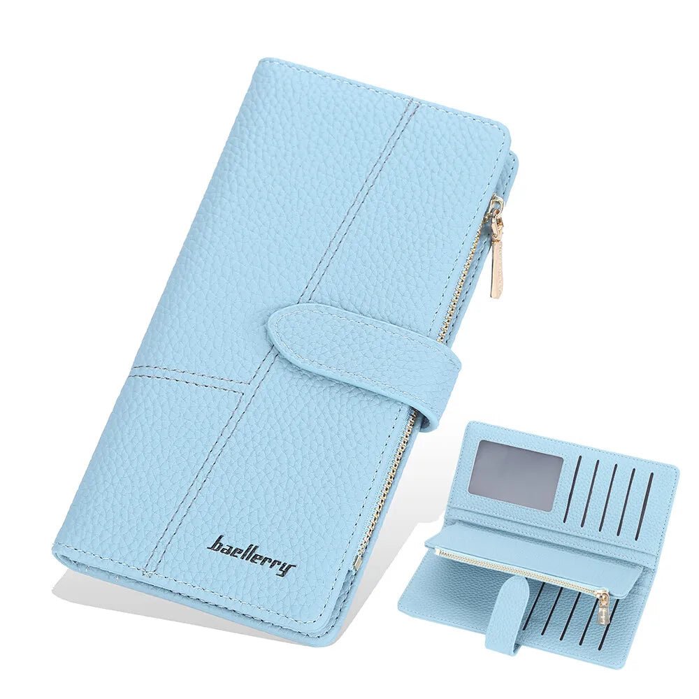 Women Long Wallets Slim Purse Handbags Female Purse Luxury Card Holder High Quality Zipper Wallet Pocket For Women