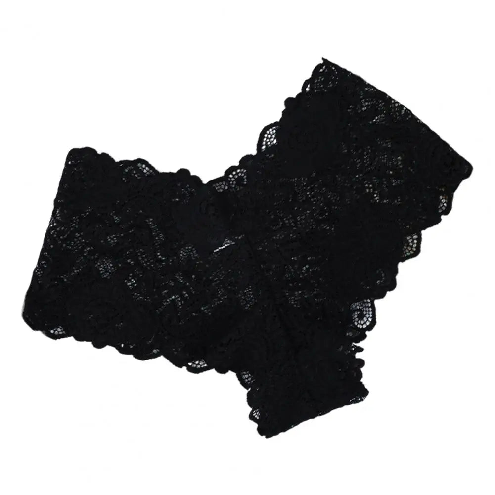 Women's Panties Floral Lace Low Waist Briefs Stretchy Sexy Breathable Underpants For Girls Daily Wear And Sleep 여성 속옷