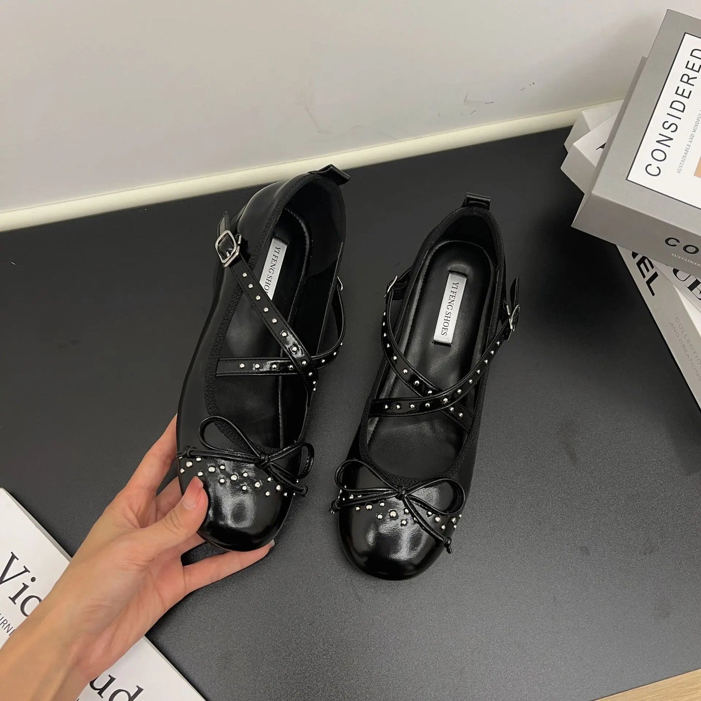 Shoes Woman 2024 Square Toe Autumn Elegant Female Footwear New Fall Summer Moccasin Dress Mary Janes Shoes Woman 2024 Female Foo
