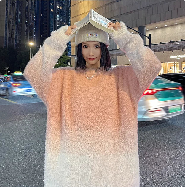 sweater - classic crew neck, tailored fit, cloud-soft, effortlessly versatile. 2025 autumn  women's new hot