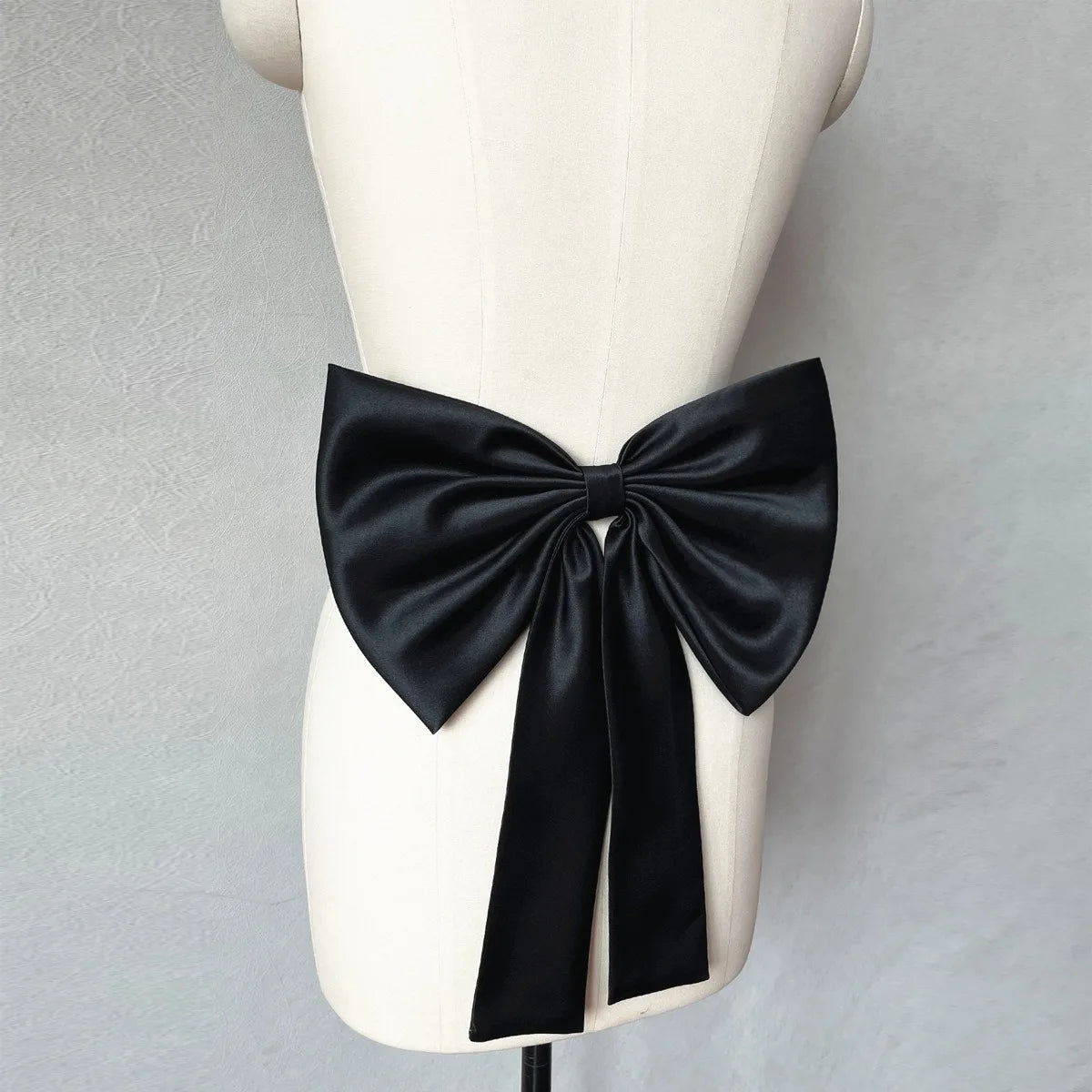 Bridal Detachable Satin Bow Women's Wedding Dress Accessories Bride Bow