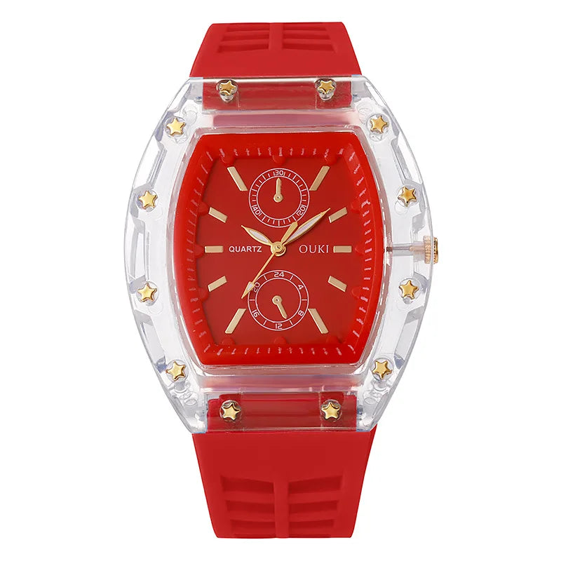 watches for womenCasual Silicone Strap Women Quartz Watch Fashion Analog Quartz Wristwatch for Girls Gift Reloj Mujer