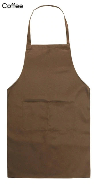 Fashion Multi-colored Apron Women Men Kitchen Cooking Chef Cleaning Restaurant Waitress Apron Wholesale Household Supplies