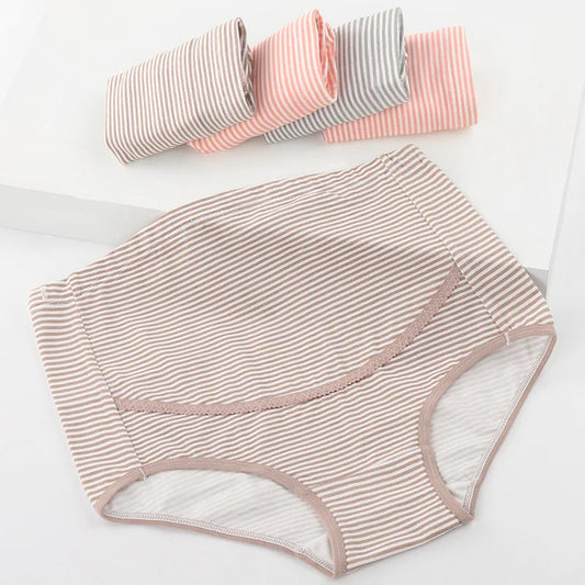 Maternity High Waisted Panties Maternity Cotton Underwear Pregnant Women Large Size Briefs Pregnant Women Mum Breathable Panties
